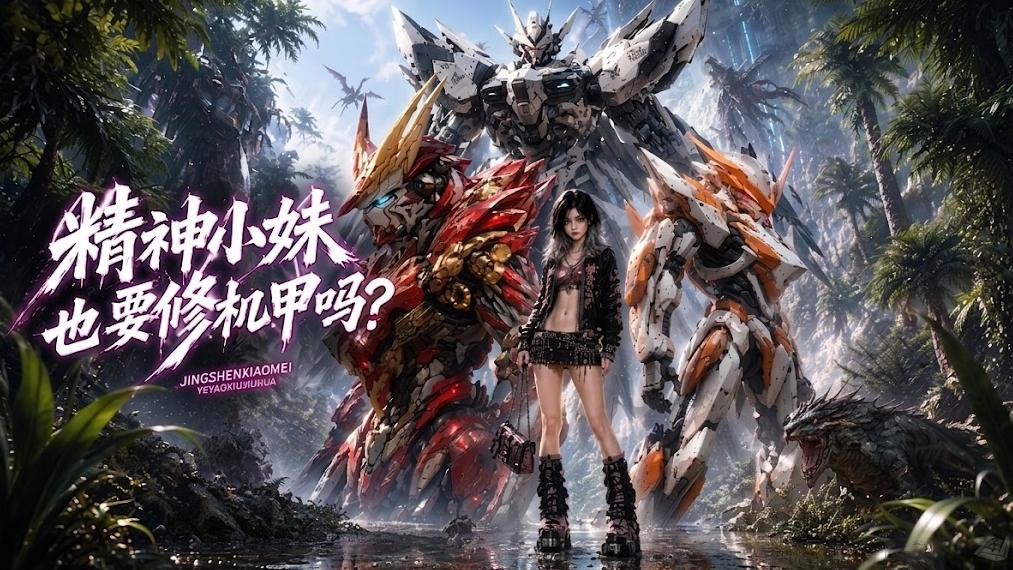 《精神小妹也要修机甲吗》宣传图